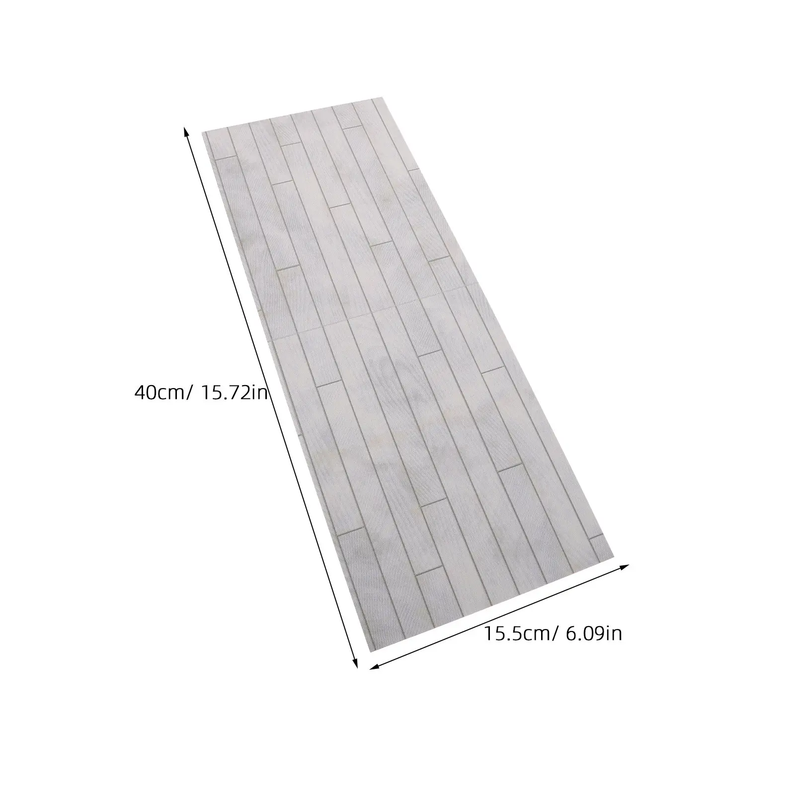 2Pcs Miniature Dollhouse Flooring Realistic Wood Panels Mini Floorboards DIY Wood Flooring Craft Accessories Mini Floor Boards