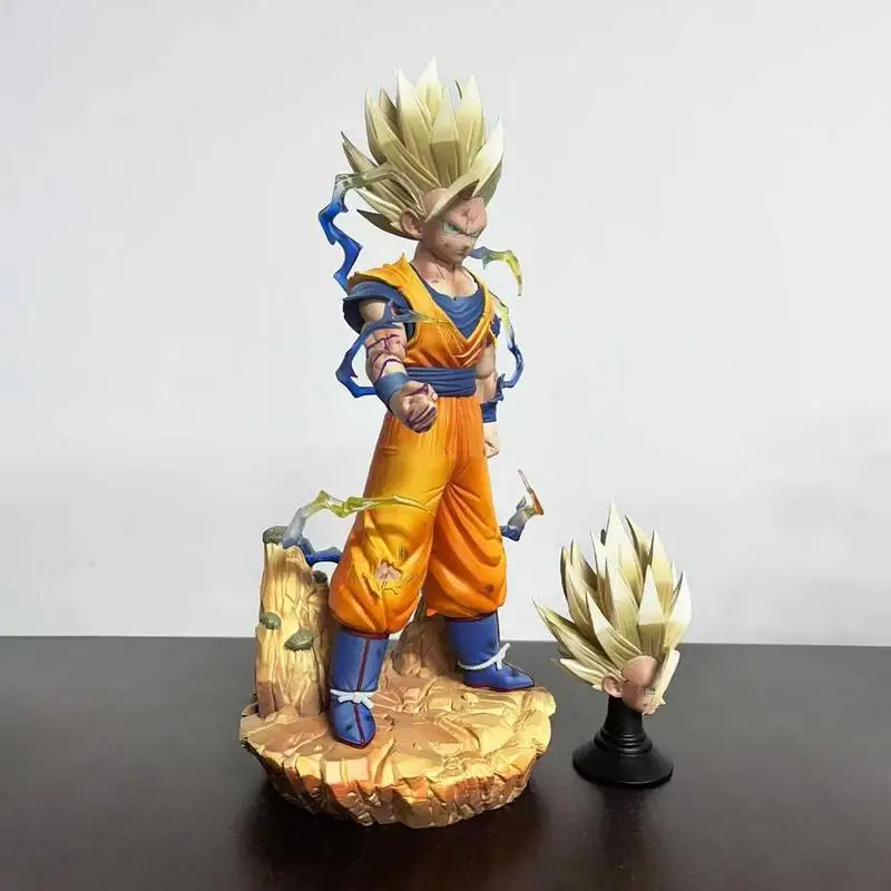 Dragon Ball Super Saiyan 2 Gohan Martial Arts Uniform Figure Anime Merchandise 28cm Exquisite Desktop Ornament Fan Collectible - view 2