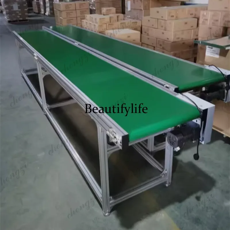 81 Small Conveyor Belt System  Transport Machine  Mini Sorting Production Line Conveyor for Warehouse Packaging Manufacturing
