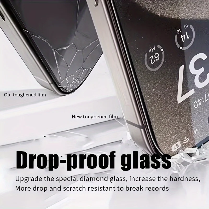 3 قطعة HD Oleophobic طلاء الغبار الحرة سهلة التركيب واقي للشاشة آيفون 14 11 13 12 15 16 برو ماكس Mini XS X XR الزجاج