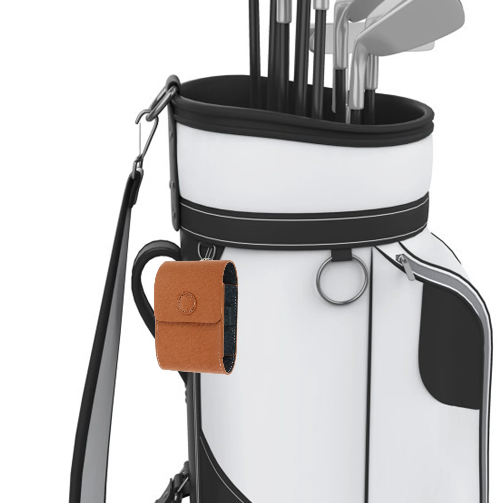 Rangefinder Carry Bag Magnetic Buckle Design Small Size Multi-Function Storage for Golfing Range Case Rangefinder Pouch