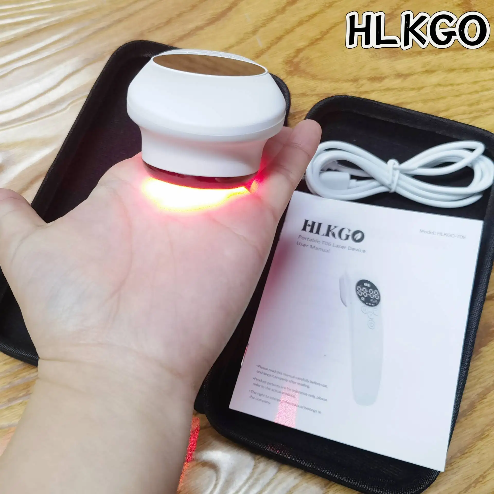 

Портативный аппарат для лазерной терапии домашних животных для собак, двойная волна 650 нм и 808 нм, 3 уровня интенсивности, помогает артрит, травмам, после операции