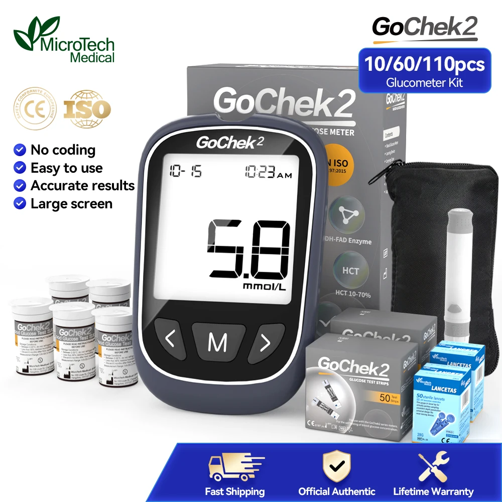 Microtech Gochek2: El medidor de glucosa más confiable para el control diario del diabetes