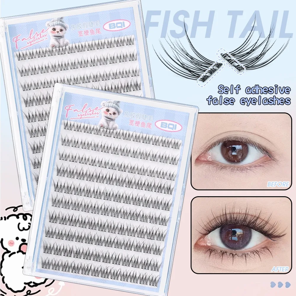 120Cluster Individual Eyelashes Eyelash Clusters Natural Fake Eyelashes Lash Clusters Manga Lashes Newbie Daily Eyelashes Makeup