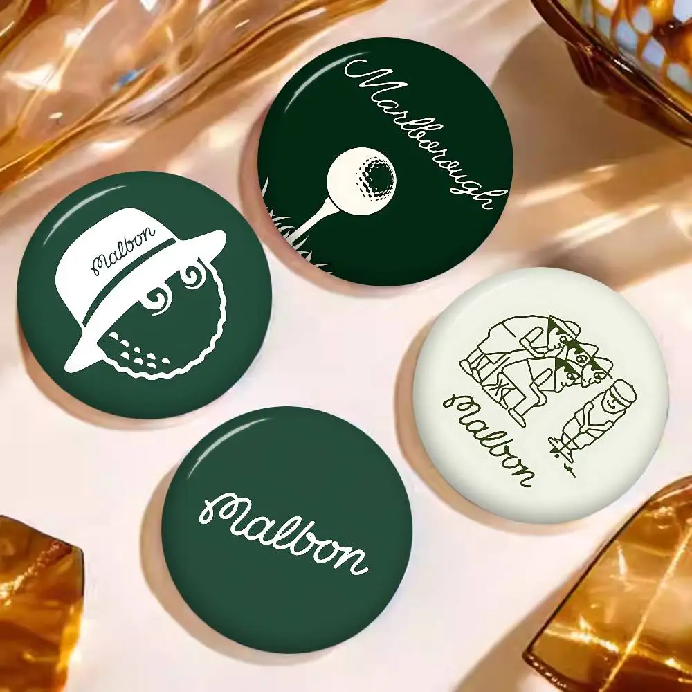 M-MalbonGolfS Sport Brand 32/44/58MM Customizable Button Pins Cute Funny Creative Badge Jewelry Decor Gifts for Friends