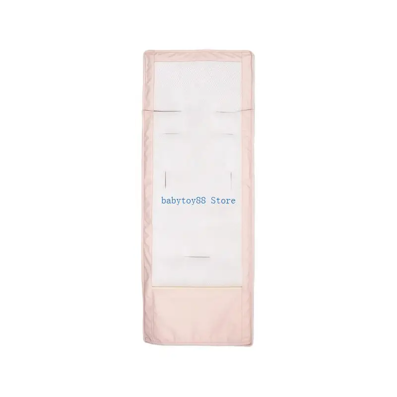 Y4UD Strollers Liner Baby Pushchair Summer Cooling Pad With 3 Speed Fan