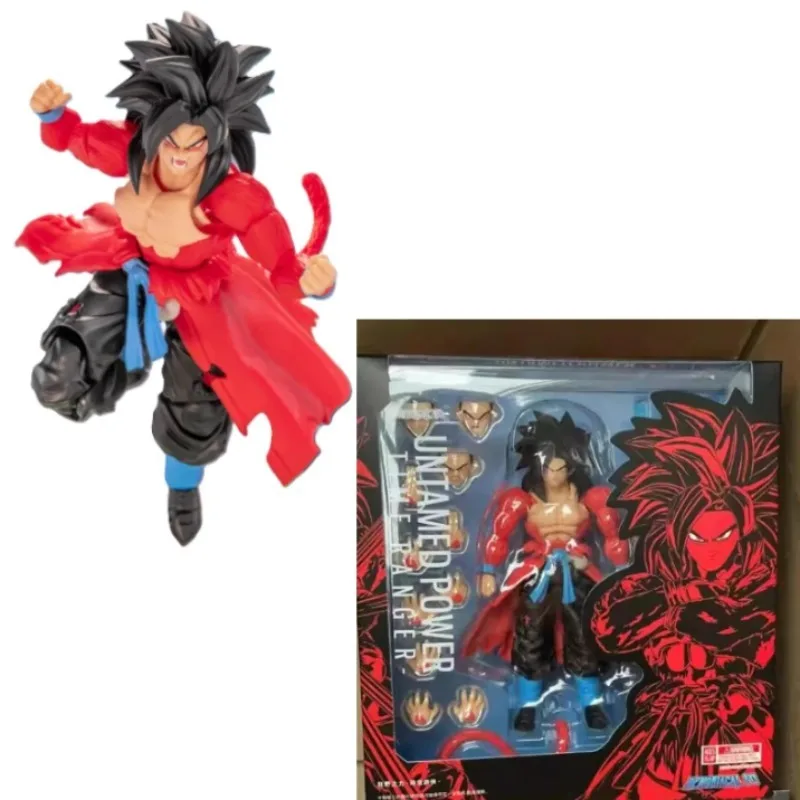 

In Stock! Dragon Ball Demoniacal Fit DF SHF SSJ4 Goku Untamed Power -Time Ranger- Action Figure Toys Models