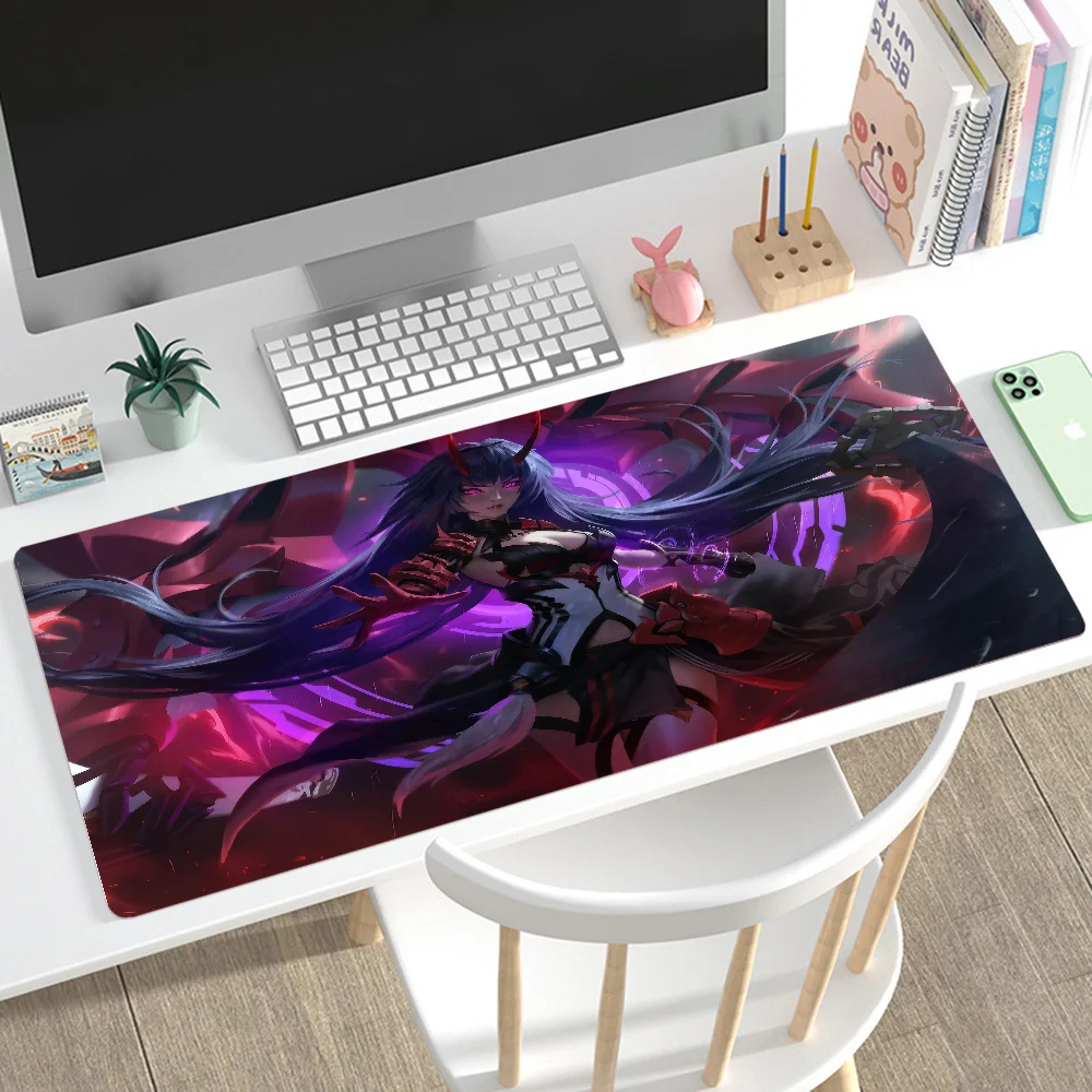 

Honkai Impact Mousepad Mouse Mat Desk Mat With Pad Gaming Accessories Prime Gaming XXL Keyboard Pad Padding Mat