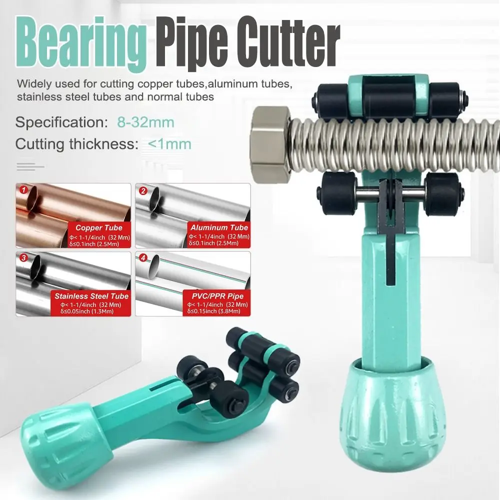 Adjustable Tool Lightweight Design Corrugated Pipe Cutter Durable Construction Stainless Steel Pipe Cutter Flexible Roller
