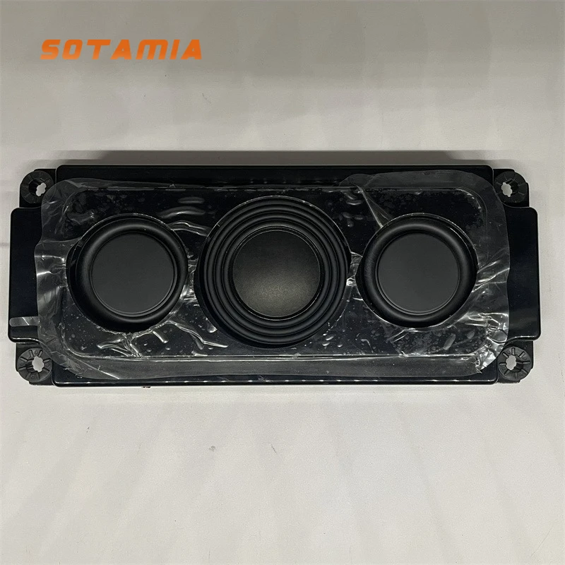 

SOTAMIA 1Pcs 3 Inch Bass Passive Speaker 4 Ohm 16W Dual Voice Coil Paper Cone Low Frequency Radiation Speaker DIY Car Bass Audio