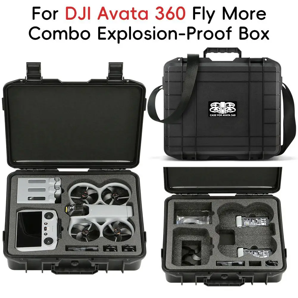 

Взрывозащищенный защитный кейс для DJI Avata 360 Fly More Combo, жесткий чехол-сумка для переноски, аксессуары для дронов