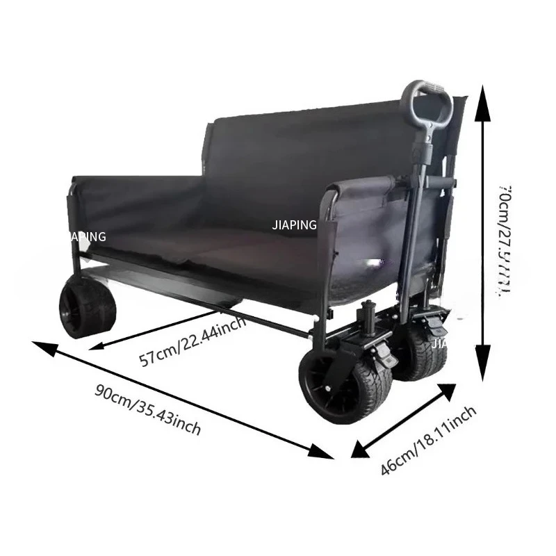 

Suitable for Foldable Wagon Cart 4 Wheel Camping Assceories Trolley Wagon