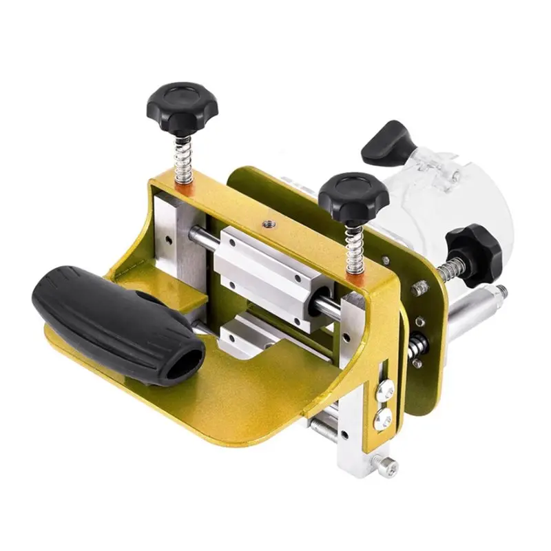 ABFU-For 65Mm Trimming Machine Compatible Mortise Jig 2 In 1 Slotting Bracket Invisibles Fastener Punch Locator Linear Track Too