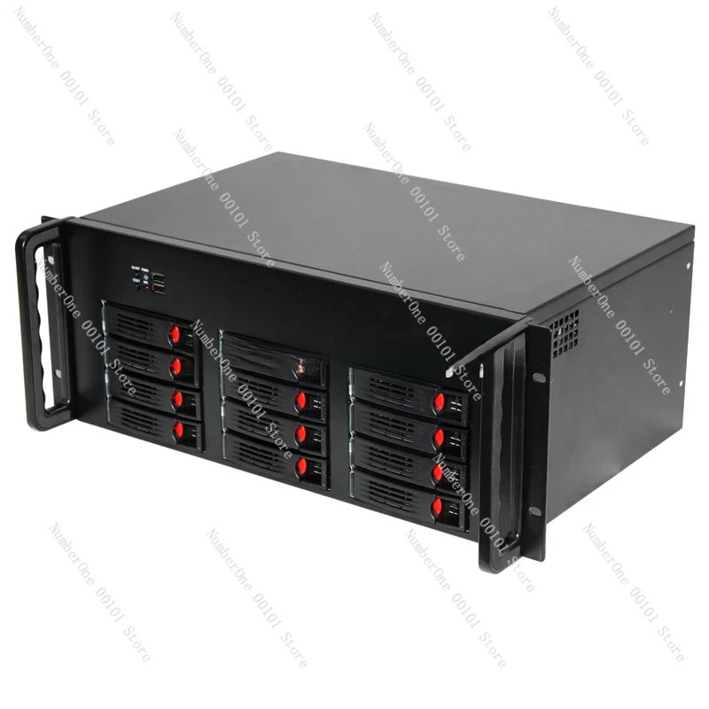 

Сервер шасси NAS с 12 отсеками для хранения ITX Hot Swap 4U с жестким диском 2,5/3,5