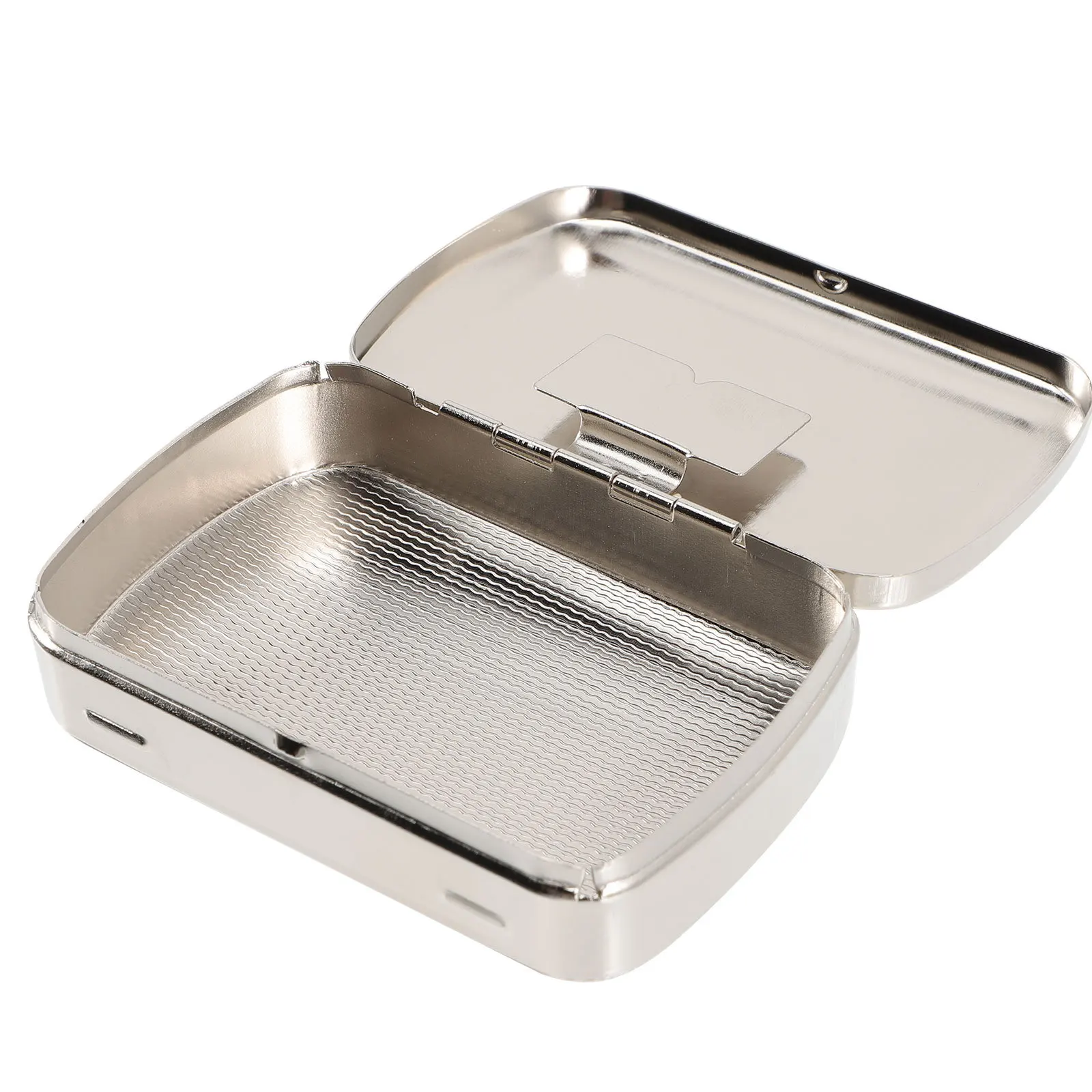 

Cigarette Storage Case Stainless Steel Portable Cigarette Box For Men Large Capacity Vintage Metal Container Travel