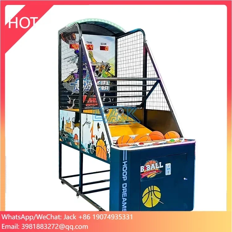 

Coin Operated Arcade Game Machine Mini Basketball Game Machine Kids Basketball Machine