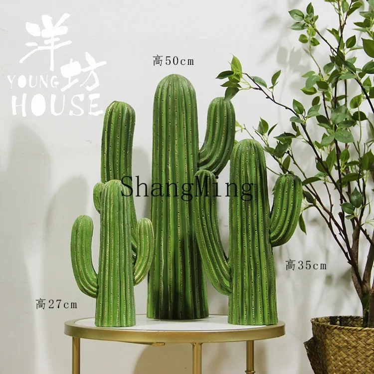 LXY cactus cactus ornament simulation decoration home living room TV cabinet decoration