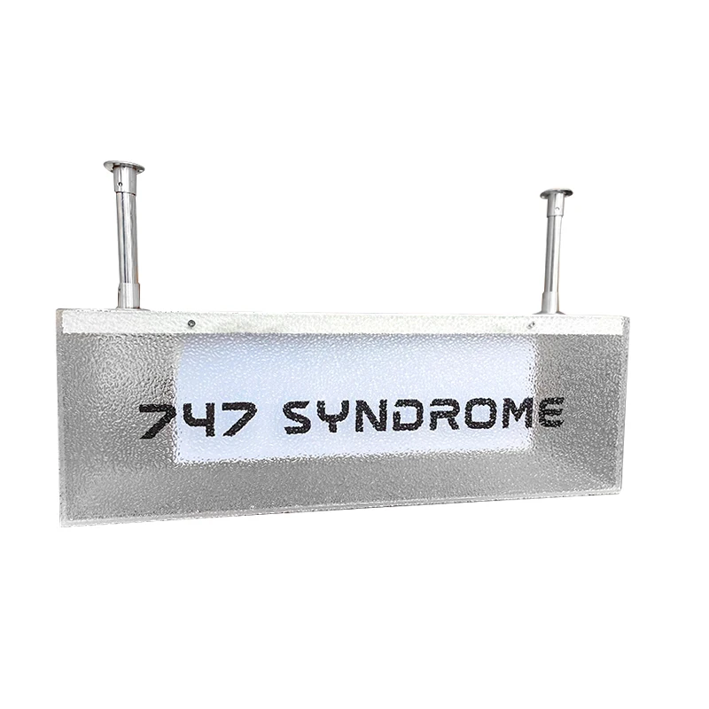 Acrylic stone pattern light box billboard dynamic colorful lighting door hanging outdoor luminous signboard customization