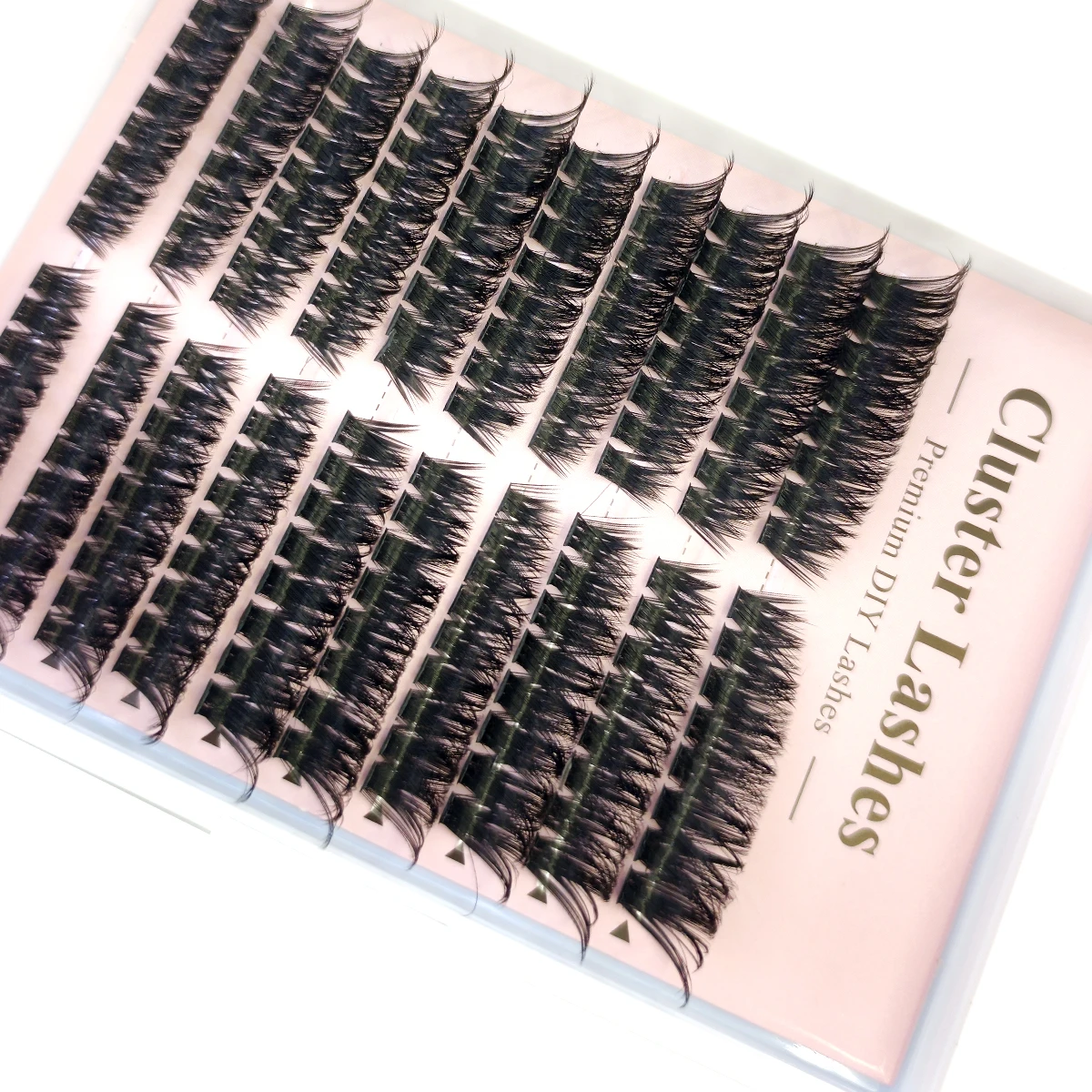60-reihiges DIY-Wimpernverlängerungs-Set, Cluster, individuelles Wimpern-Set, Mix-Stile, 10–18 mm, mit Bindung und Dichtung, Augen-Make-up-Werkzeug – Detail 19