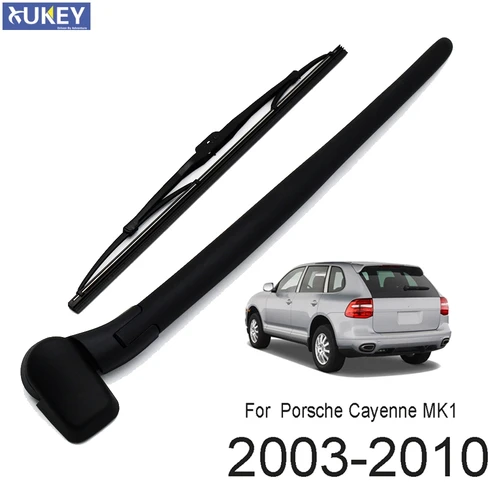 Imagen 1 del producto Xukey Kit de escobilla de brazo de limpiaparabrisas trasero para Porsche Cayenne S 955 2010 2009 2008 2007 2006 2005 2004 2003 2002
