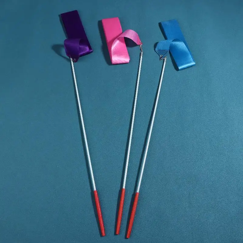 

4-метровая красочная лента для художественной гимнастики с палочкой, реквизит для детских танцевальных выступлений, игрушка для занятий спортом на открытом воздухе, подарок для детей