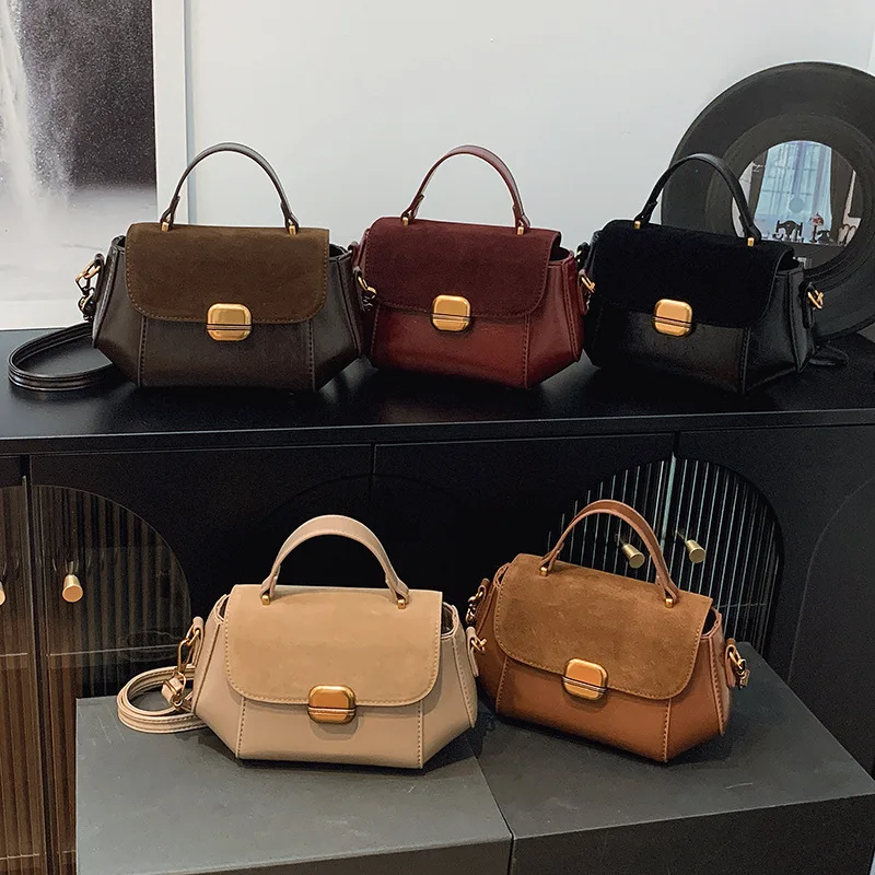 

Модная лоскутная сумка через плечо, новинка 2023 года для женщин, легкая винтажная сумка через плечо, повседневная седельная сумка для ежедневного использования