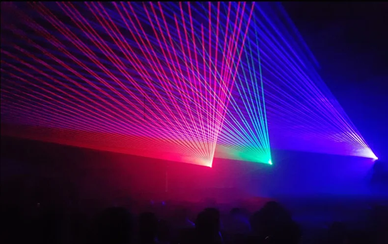RGB Vollfarbige Animations-Laserbeleuchtung Bluetooth APP DMX512 DJ Bar Club Konzert Bühnen-Projektor 3W 5W – Detail 14