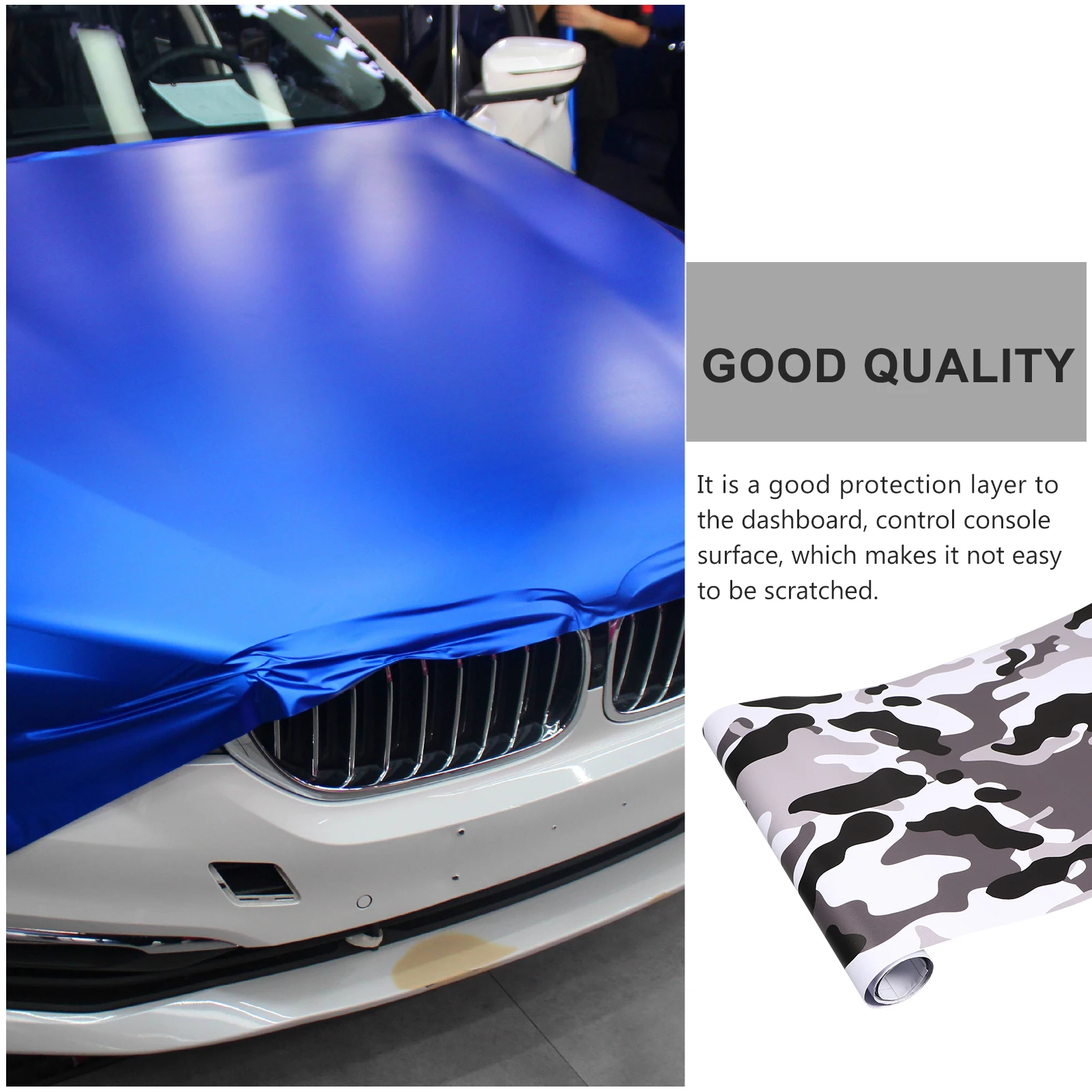 

Camouflage Color Film Car Decor Sticker for Cars Body Decor Vinyl Black White Grey Car Sticker Durabl