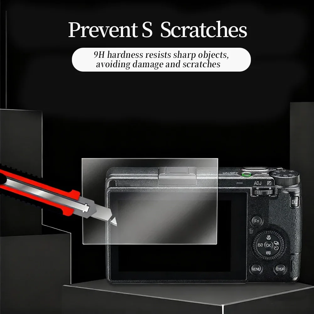 LinGo Tempered Glass Protector Guard For Ricoh GR3 GR IIIx HDF GR3x  GR4 Digital Camera LCD Screen Cover Protective Film