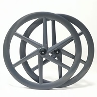 700C Carbon Fiber Gravel Road Bike 6 Spokes Wheelset Disc Brake 35mm Depth 28mm Width Tubeless Center Lock DT Hub Marble Finish