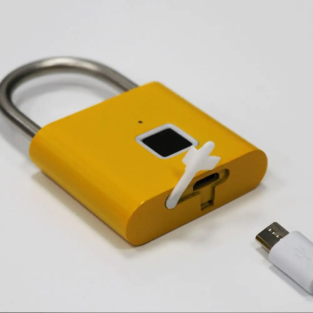 

Бесключевой замок с отпечатками пальцев, зарядка через USB, противоугонный умный замок, водонепроницаемый интеллектуальный безопасный электронный дверной замок для улицы