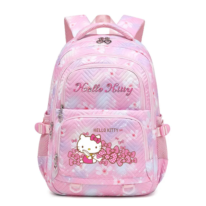 Bonito olá kitty meninos meninas mochila escolar para adolescentes jovens meninas kawaii estudante crianças mochila portátil livros saco