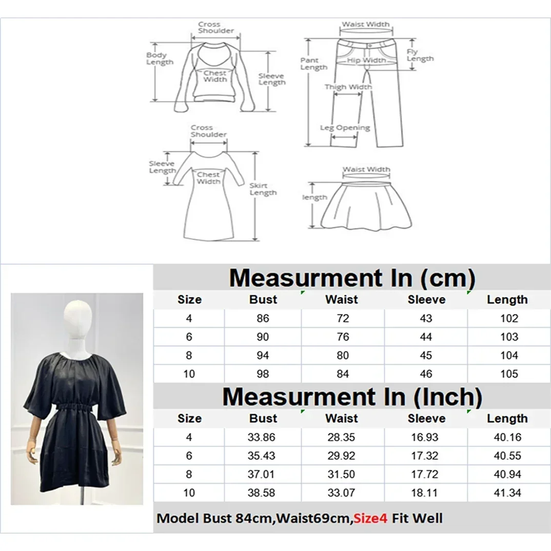 Mini vestido elegante para mulheres, azul céu, branco, preto, elástico na cintura, recortado meia lanterna manga, qualidade superior, nova coleção