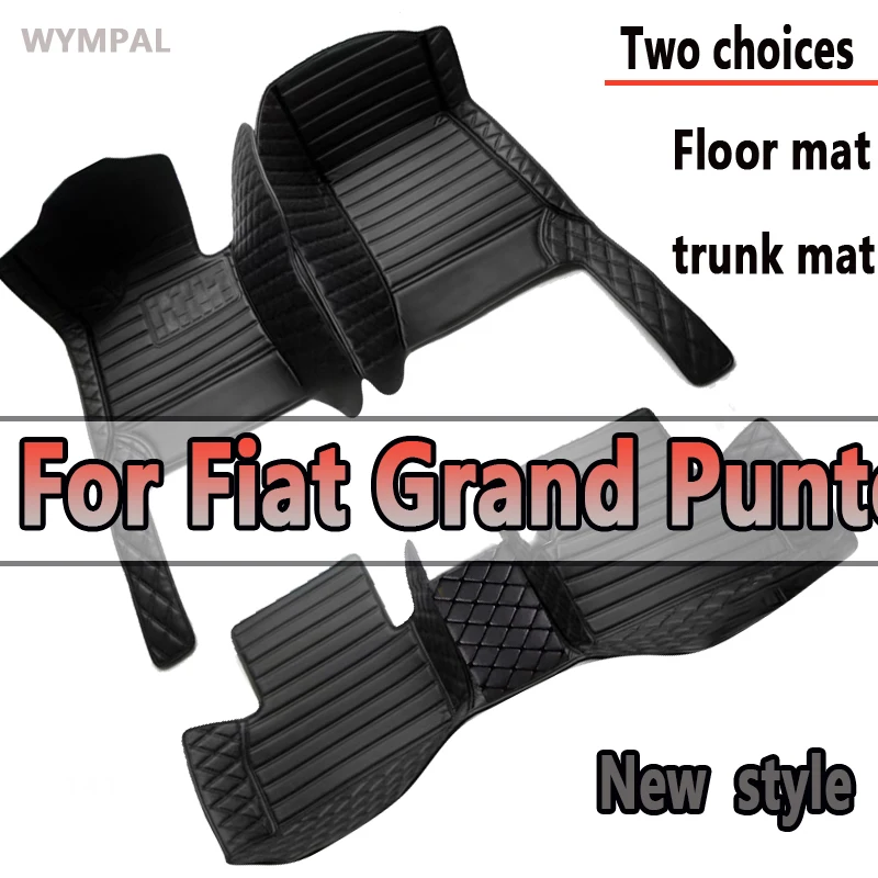 Car Floor Mats For Fiat Grand Punto Project 199 2005~2009 3door Tapetes Para Carro Alfombrillas Coche Car Mats Car Accessories