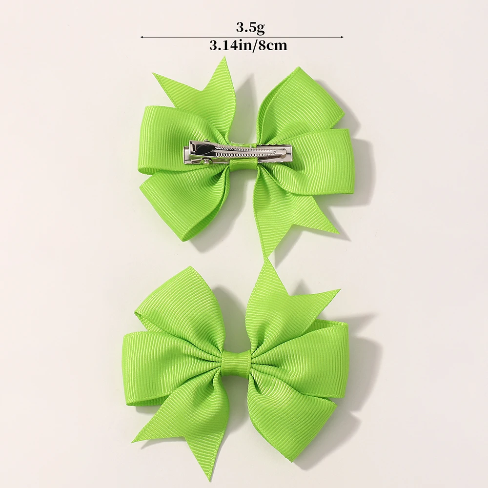 20pcs/pack Random Colored Candy-like Children Hairpin With Simple Design For Girl's Ponytail And Baby's Hair Accessories