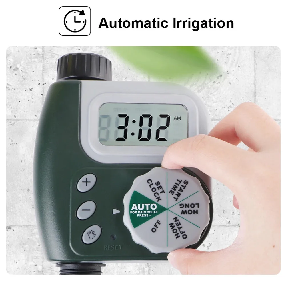 Digital Water Timer Automatic Irrigation Garden Watering Automatic Watering Outdoor Use Controller Programmable Scheduling