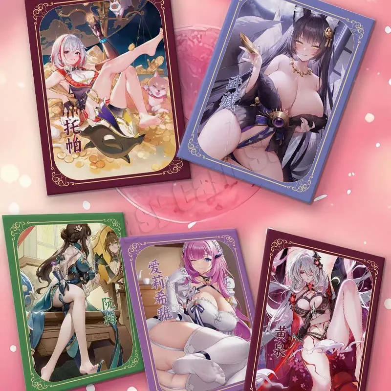 ACG Goddess Story Limited Sale New Style Sexy Naked Metal Cards Big Boobs Wife Card Collect Toys Adult Blind Box Holiday Gift