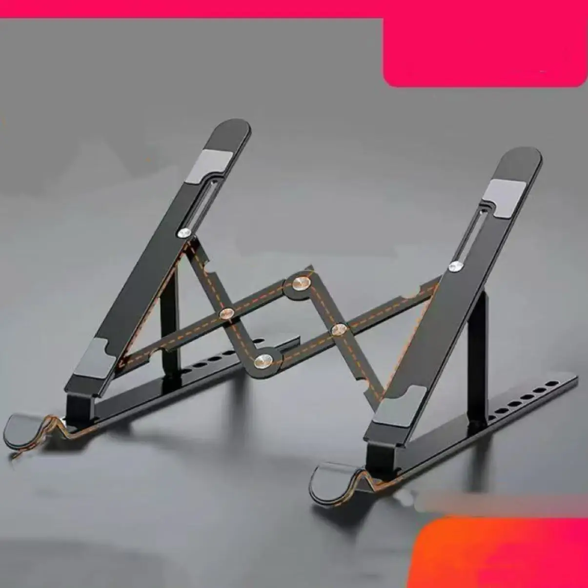 

Foldable Laptop Stand Holder Riser Portable Adjustable Notebook Stand Computer Stand 7 Angles for MacBook Tablets