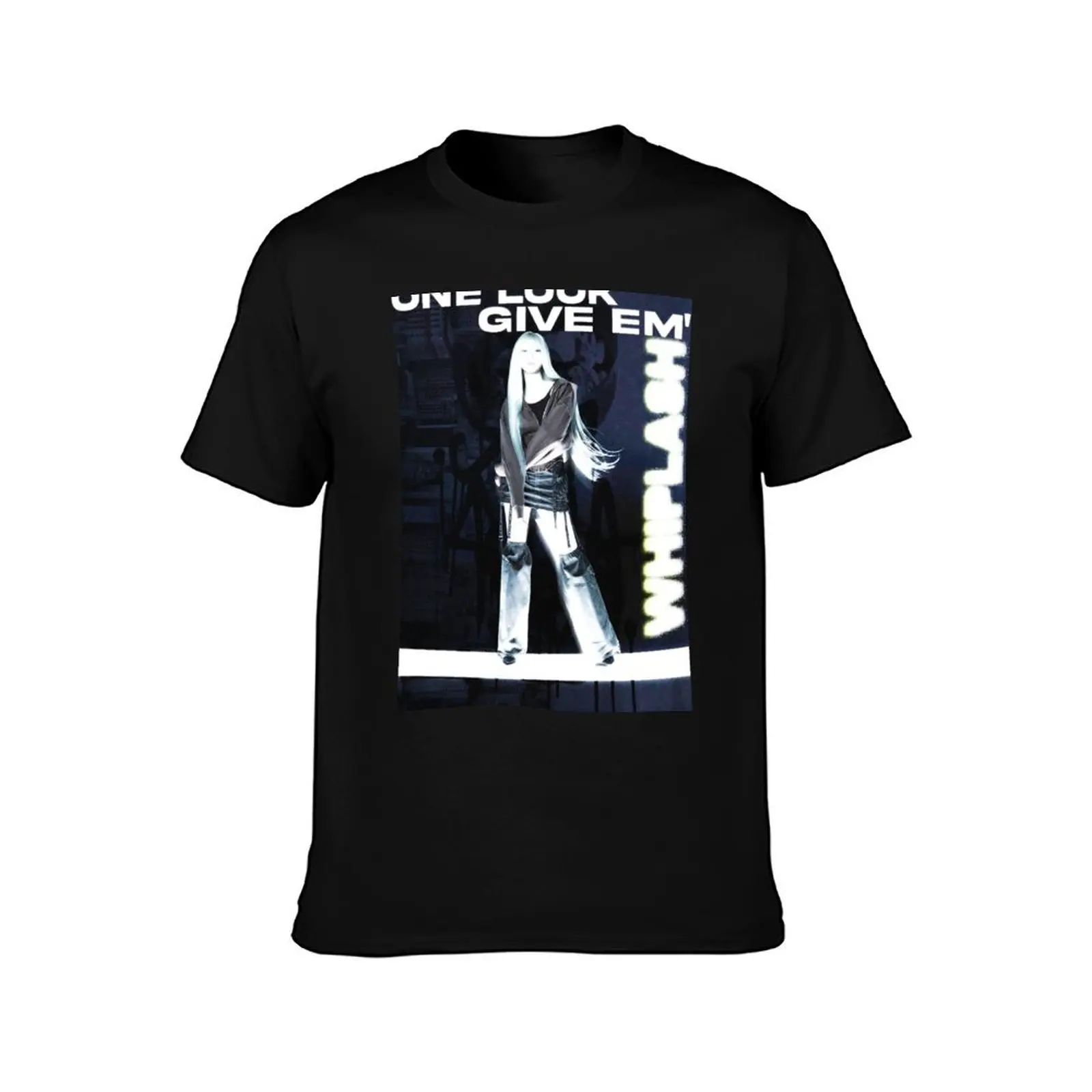 GISELLE Whiplash BLUE VER. T-Shirt Modern Print Casual T-Shirt