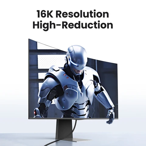 UGREEN 16K DisplayPort 2.1 кабель для высококачественной передачи видео — внешний вид товара