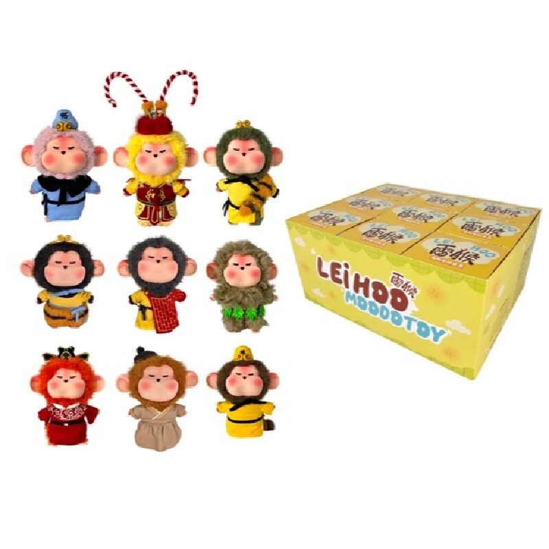 

В наличии Moodotoy Lei Hoo Series Blind Box Qi Tian Da Sheng Monkey King Виниловая загадочная коробка Аниме Фигурка Декор Коллекция Подарок