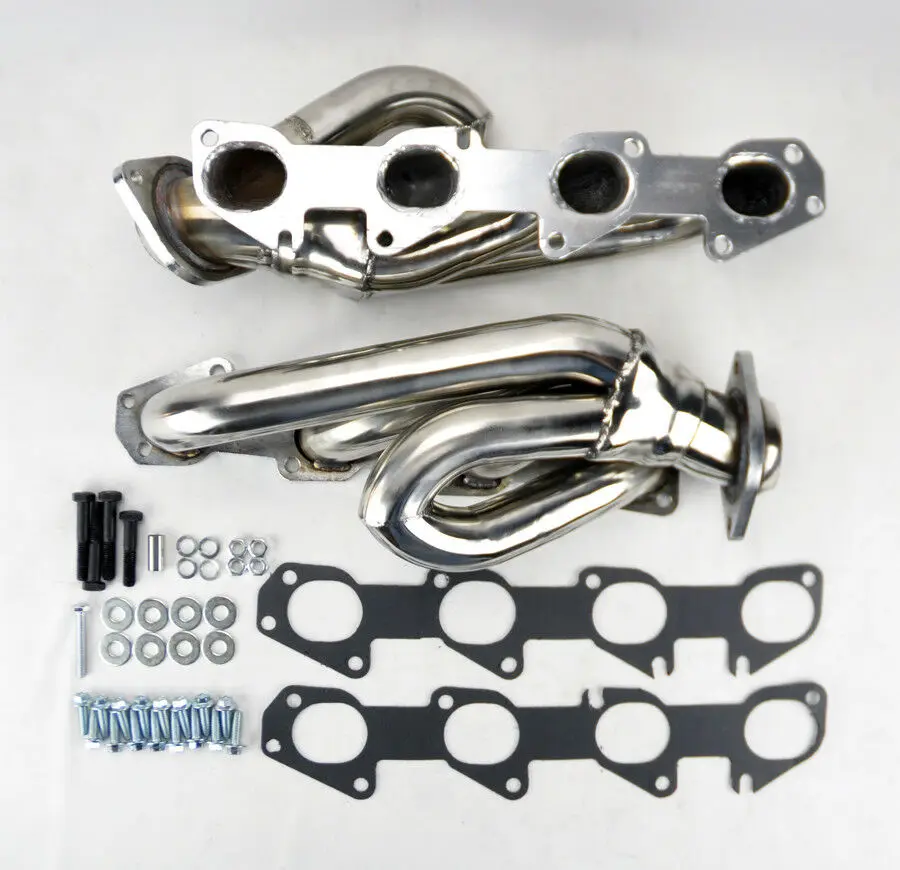High Quality Stainless Steel Race Exhaust Manifold Header for 09-18 Dodge Ram 1500 5.7L Silver EH28980