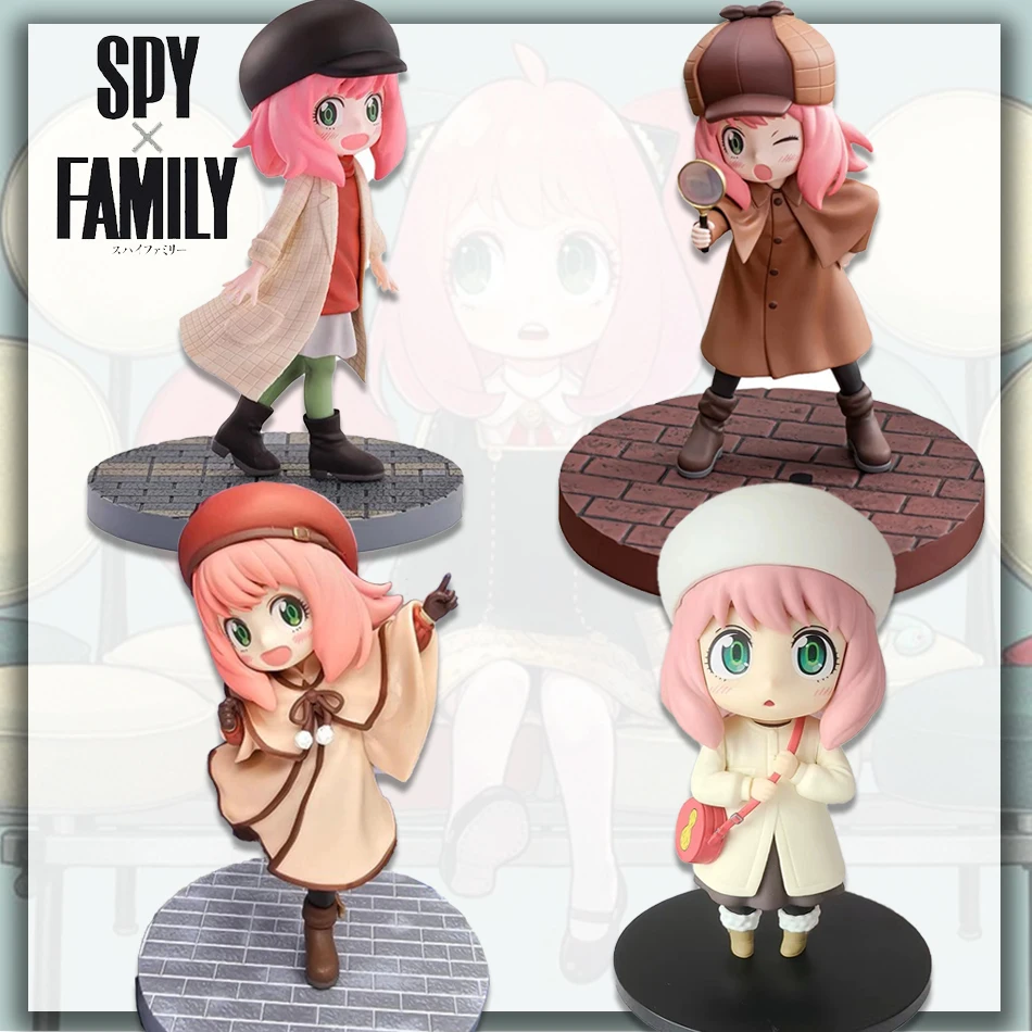 Kawaii Anime Spy X Family Action Figure Toys PVC Anya Detective Spy Family Figures Desktop Decoration Cute Gifts for Kids