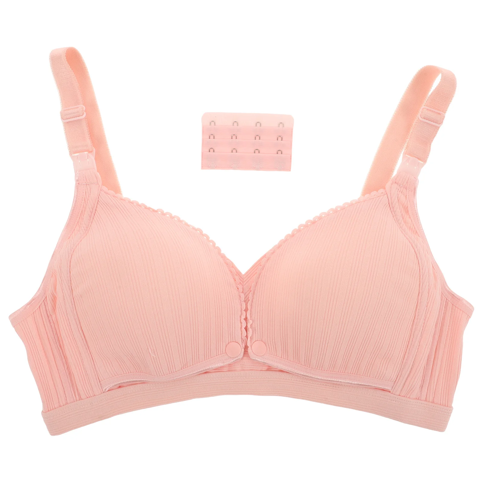 

Maternity Bra for Pregnancy 38 85 Pink Seamless Bralette Easy Nursing Full Support Anti Exposure Day Night Wear