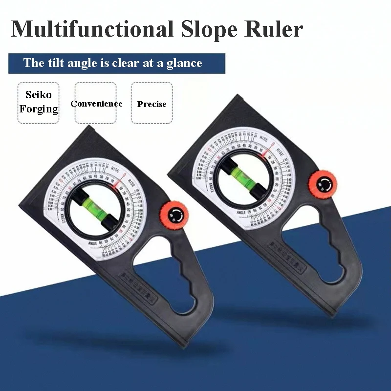 High Precision Angle Slope Measuring Instrument Magnetic Level Bubble Inclinometer Protractor Angle Finder Slope Scale Level