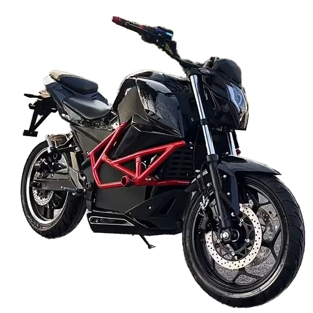 High Speed Motorcycle Moped Model Battery 72V Bike 5000W Electric Motorbike for Adults
