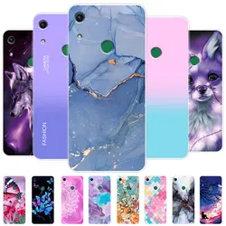 For Honor 8A Case Cover Honor 8A Pro Chic Girl Marble Silicone Clear Phone Cases for Honor 8A JAT-LX1 8 A Honor 8A Prime Bumper