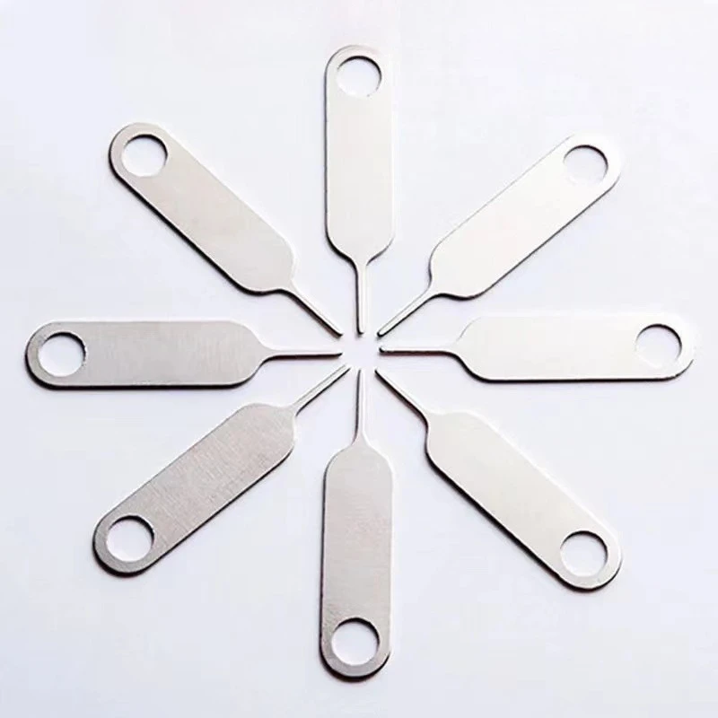 8pcs Universal Solid Card Pin Multi-purpose Card Pin SIM Card Extractor Suitable for Android Card Pin SIM