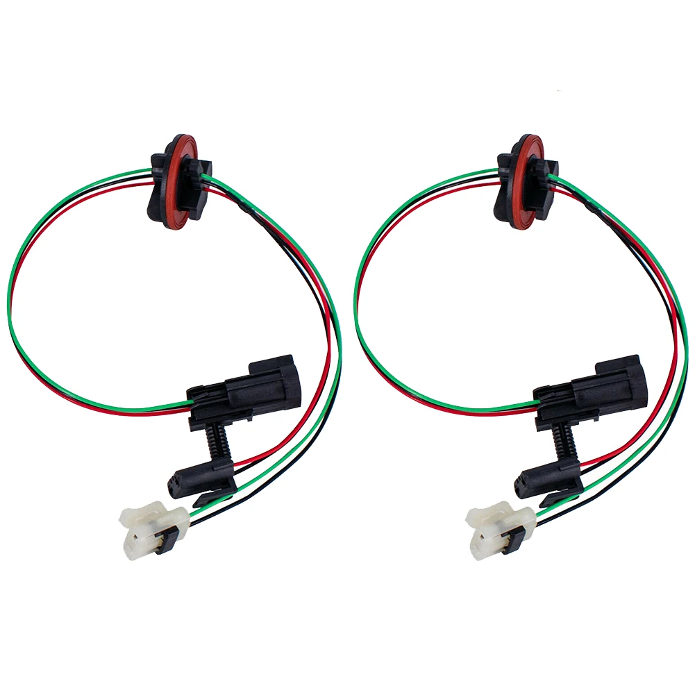 2Pcs Headlight Lamp Wiring Harness for 09-17 Dodge Ram 1500 2500 3500 4500 5500 Quad Halogen 68193062AA