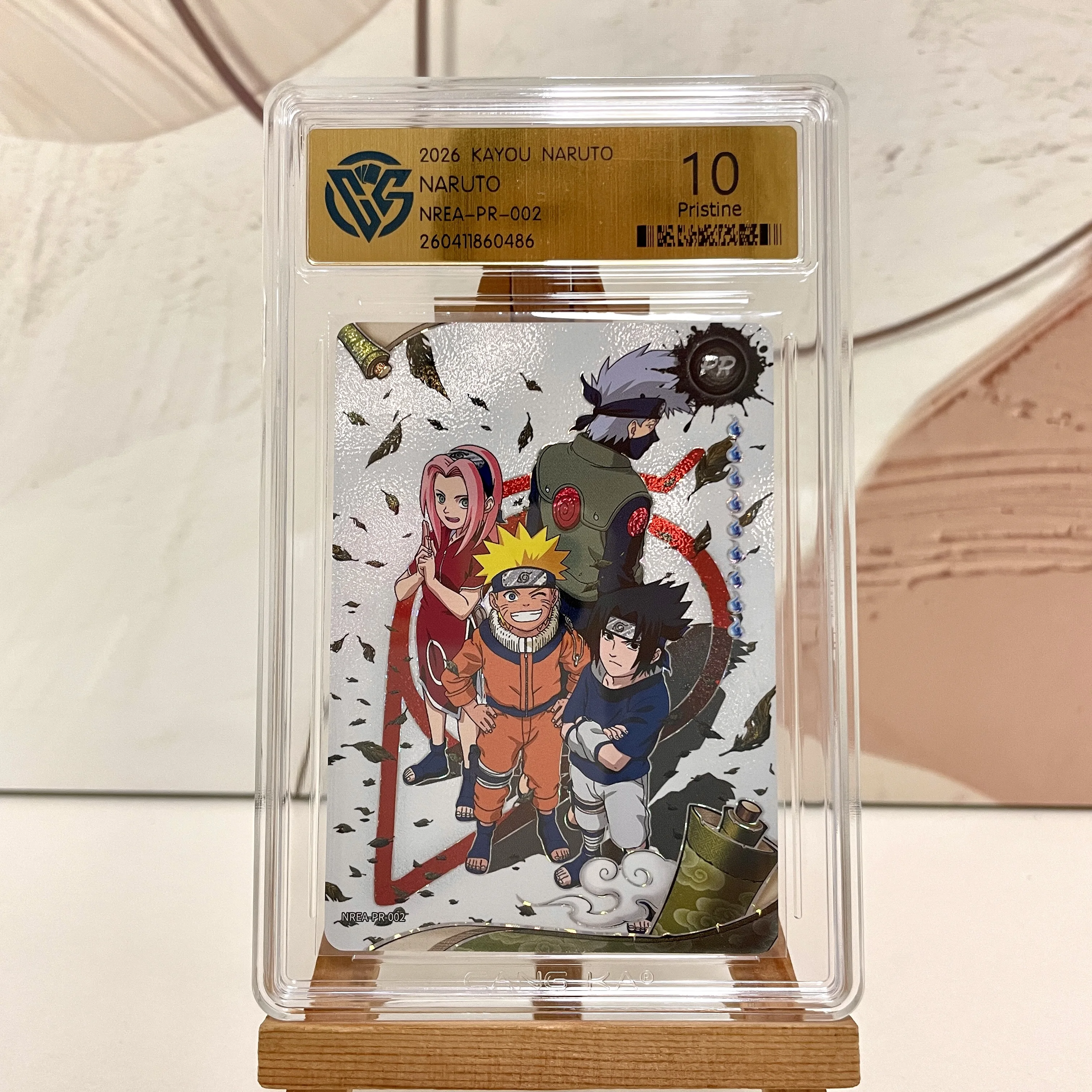 KAYOU Naruto CCG Cards 10 Graded Anime Collection Gift